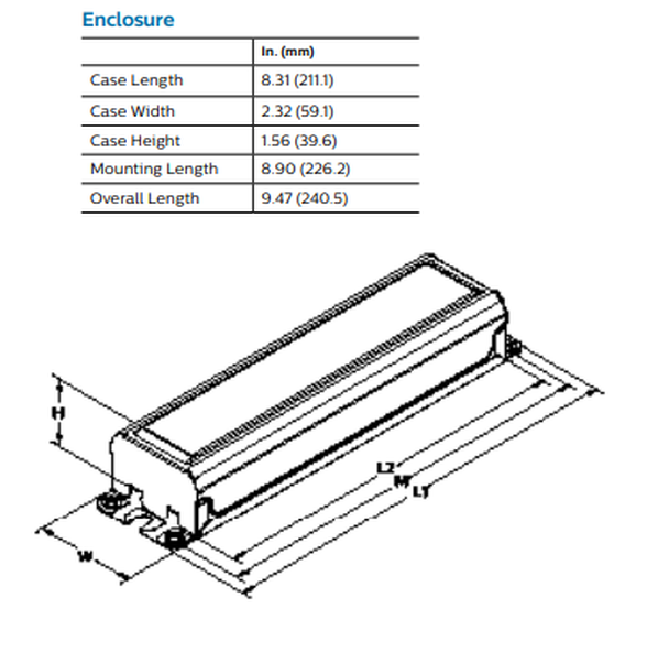 Phillips Advance LED-INTA0530C280DO / LED-Inta-0530C-280-Do / 150W / BR30 LED / 120/277V /