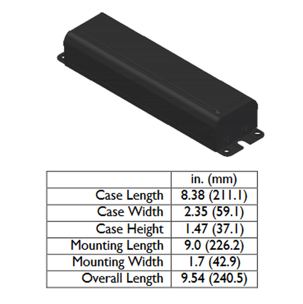 Phillips Advance LED INTA0350C425FO-M / 150W 0.35A / LED Driver / 120/277V