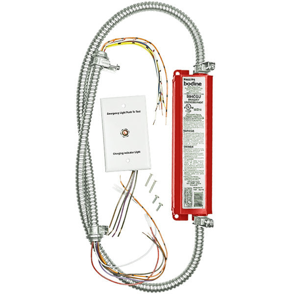 Bodine B94CGU / Philips Bodine Electronic Emergency Ballast / 8-42W / 4-pin CFLs lamps / 120-277V