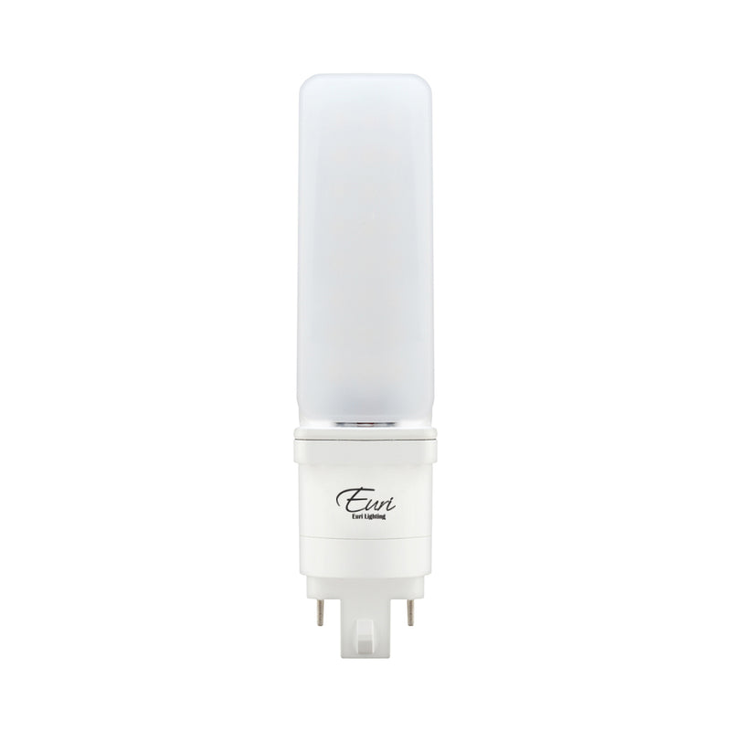 Euri Lighting / Non-Dimmable Horizontal / 12W / 4 Pin G24q / Hybrid LED Bulb / 5000K / 120-277V