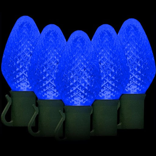 Holiday Lighting G61049 GCH-C7-50L-B 6.5W Blue 35'FT LED C7 St