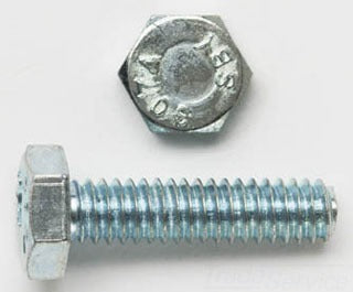 Peco Fasteners 38X4HBG2ZJ / 3/8"x4" Hex Bolt Fasteners