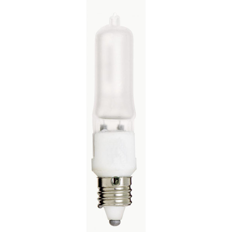 Satco S1917 / 150W / T4 1/2 / Warm White / Halogen / Mini-Can Frosted / 120V / 12 PK