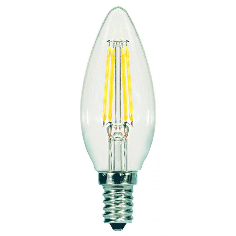 Satco S9960 / 5.5W / B11 / Warm White / LED / 27K / CL / 120V