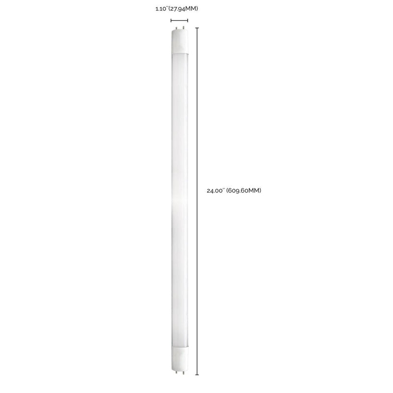 Satco S39903 / 9W / T8 / Natural Light / LED / 24-850 / BP / S