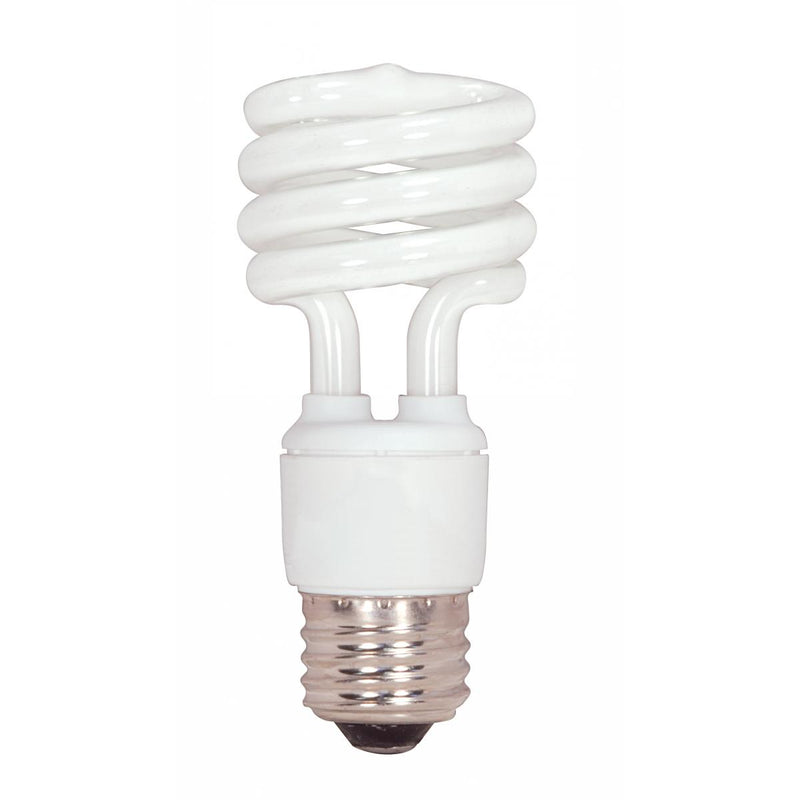 Satco S7219 / 13W / T2 / Natural Light / Compact Fluorescent / E26 / 5000K / 120V / 12 PK / Box