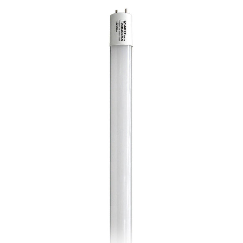 Satco S9938 / 11.5W / T8 / Warm-White / LED / 3000K / Medium bi-pin base / 10 PK / Sleeve